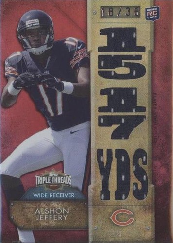 2012 Topps Triple Threads Alshon Jeffery #TTR-59