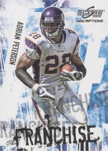 2009 Score Inscriptions Adrian Peterson #1