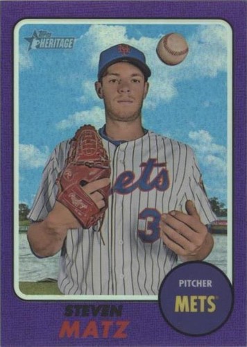 2017 Topps Heritage High Number - Steven Matz #THC-707