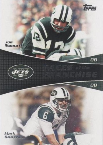 2011 Topps Joe Namath Mark Sanchez #FF-NS
