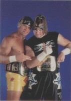 1998 Comic Images WWF Superstarz - Billy Gunn Jesse James New Age Outlaws #7