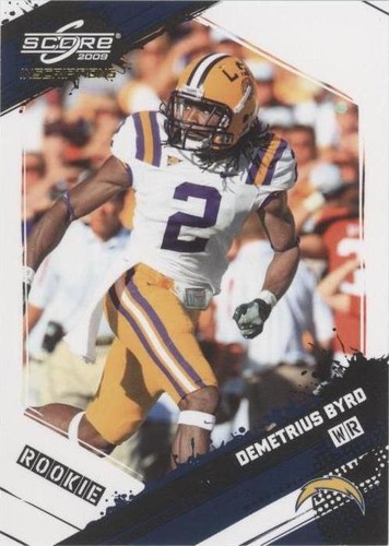 2009 Score Inscriptions Demetrius Byrd #332