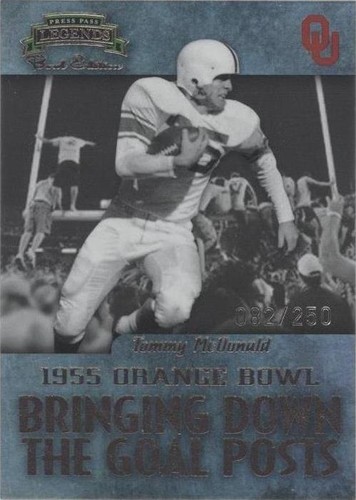 2008 Press Pass Legends Bowl Edition Tommy McDonald #BDGP-5
