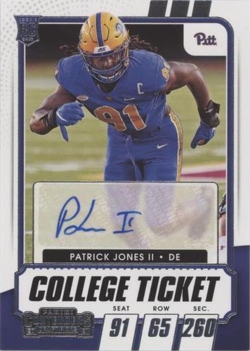 2021 Panini Contenders Draft Picks Patrick Jones II #208