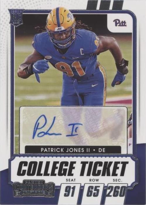 2021 Panini Contenders Draft Picks Patrick Jones II #208