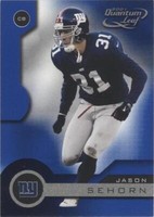 2001 Quantum Leaf Jason Sehorn #122