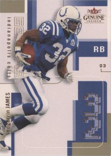2003 Fleer Genuine Insider Edgerrin James #60