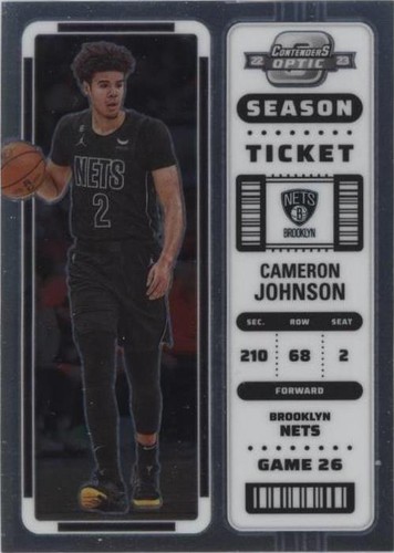 その他 Cameron Johnson rookie auto RC Cameron Johnson 2019-20 Contenders Rookie RC Auto STUB 23/23
