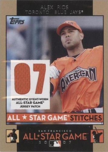 2007 Topps Updates & Highlights - Alex Rios #ASAIR