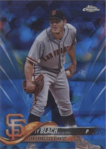 2018 Topps Chrome Sapphire Edition - Ty Blach #165