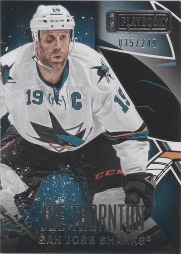 2013-14 Panini Playbook - Joe Thornton #65