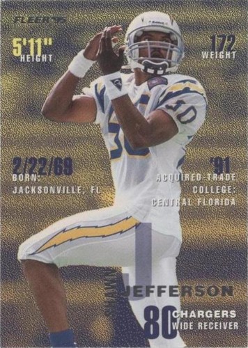 1995 Fleer Shawn Jefferson #332