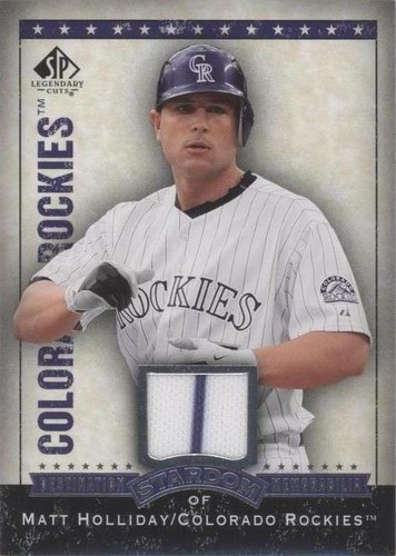 2008 SP Legendary Cuts - Matt Holliday #DS-MH