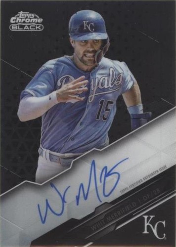 2020 Topps Chrome Black - Whit Merrifield #CBA-WM