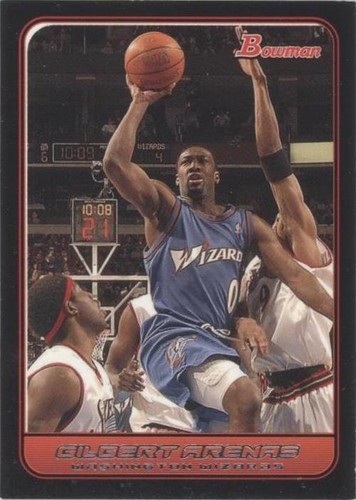 2006-07 Bowman Draft Picks & Stars - Gilbert Arenas #1