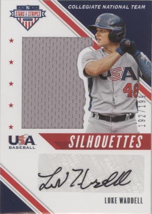 2020 Panini USA Baseball Stars & Stripes - Luke Waddell #USJ-LW