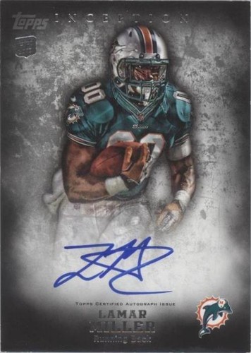 2012 Topps Inception Lamar Miller #108