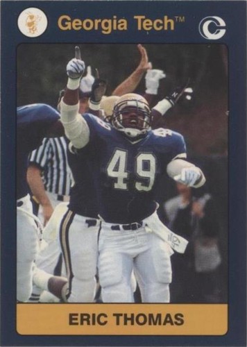 1991 Collegiate Collection Eric Thomas #21