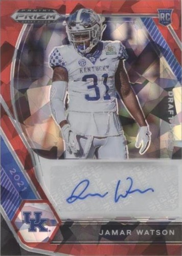 2021 Panini Prizm Draft Picks KAHLIL WATSON TIGER STRIPES 2021 Panini Prizm Draft Picks KAHLIL WATSON TIGER STRIPES