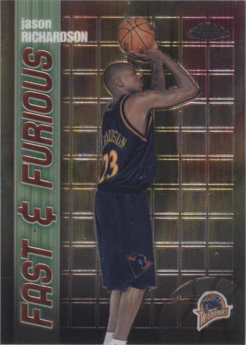 2001-02 Topps cromado - Jason Richardson #FF14