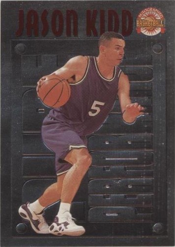 1996-97 Score Board Autographed Basketball - Jason Kidd #PP28