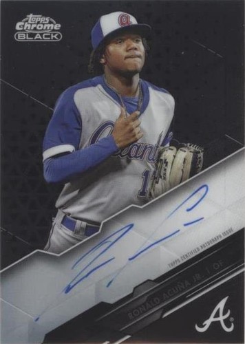 2020 Topps Chrome Black - Ronald Acuña Jr. #CBA-RA