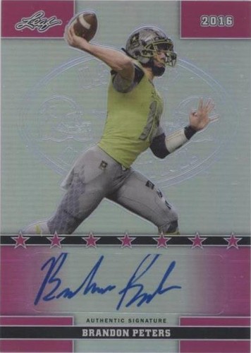 2016 Leaf U.S. Army All-American Bowl Brandon Peters #6