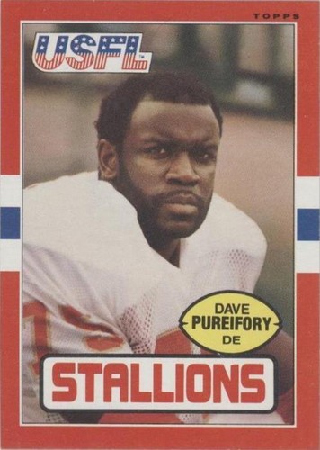 1985 Topps USFL Dave Pureifory #26