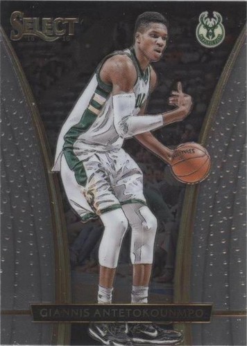 2014/2015 Panini Select Giannis Antetokounmpo Blue Prizm 152/249