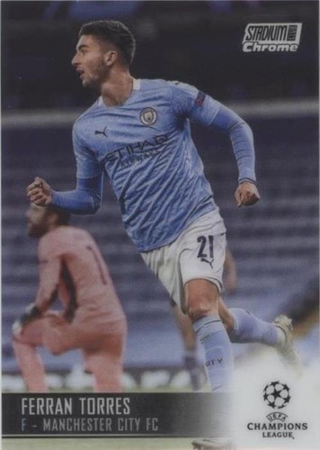 2020-21 Topps Stadium Club Chrome UCL Ferran Torres #81
