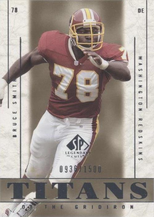 2002 SP Legendary Cuts Bruce Smith #102