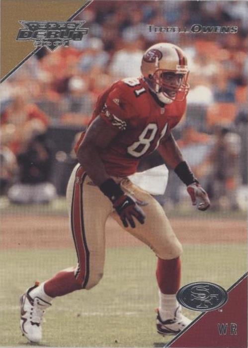 2001 Topps Debut Terrell Owens #53