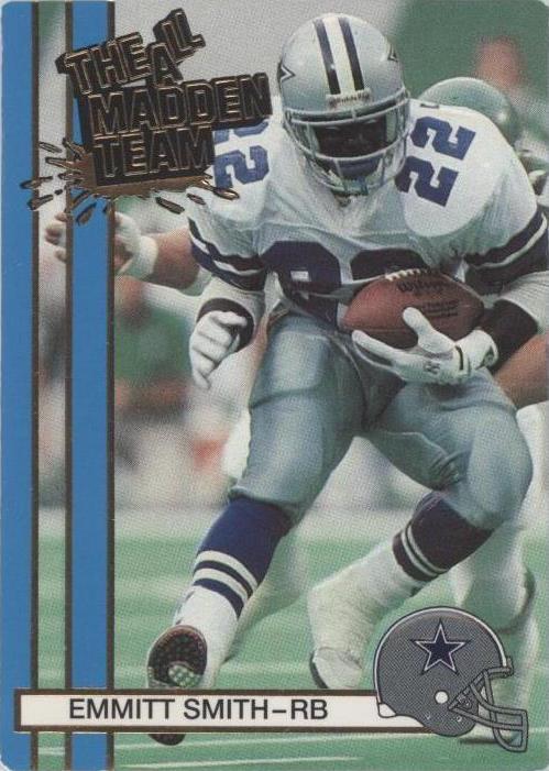 1990 Action Packed The All-Madden Team Emmitt Smith #9