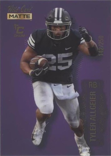 2022 Wild Card MATTE Tyler Allgeier #MB-111