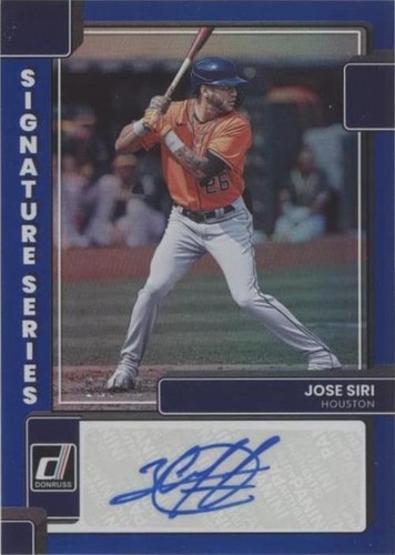2022 Panini Donruss - Jose Siri #SS-JS