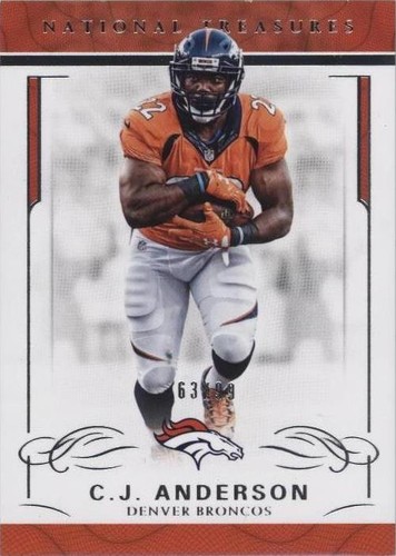 2016 Panini National Treasures C.J. Anderson #30