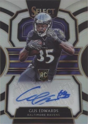 2018 Panini Select Gus Edwards #RS-GE
