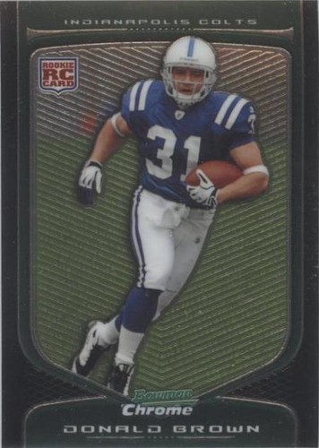 2009 Bowman Chrome Donald Brown #132