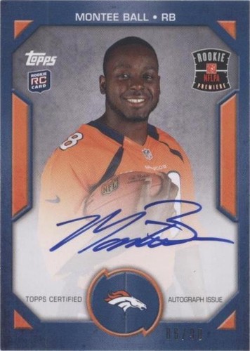 2013 Topps Montee Ball #RPA-MBA
