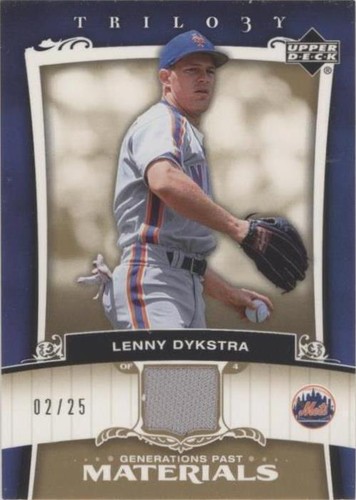 2005 Upper Deck Trilogy - Lenny Dykstra #PA-LD