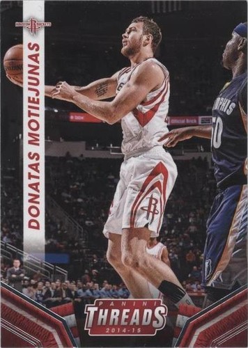 2014-15 Panini Threads - Donatas Motiejunas #53