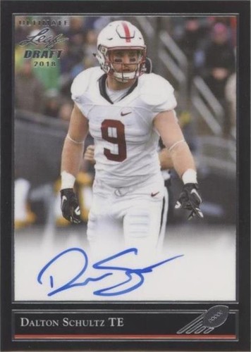 2018 Leaf Ultimate Draft Dalton Schultz #BG-DS3