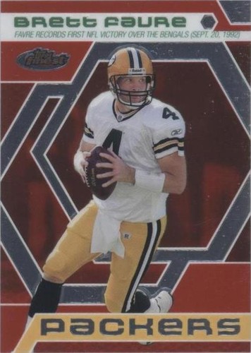 2006 Topps Finest Brett Favre #BF18