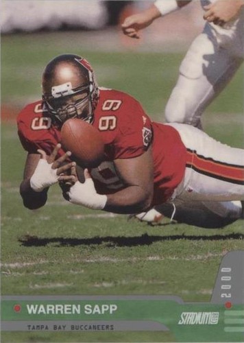 2000 Stadium Club Warren Sapp #129