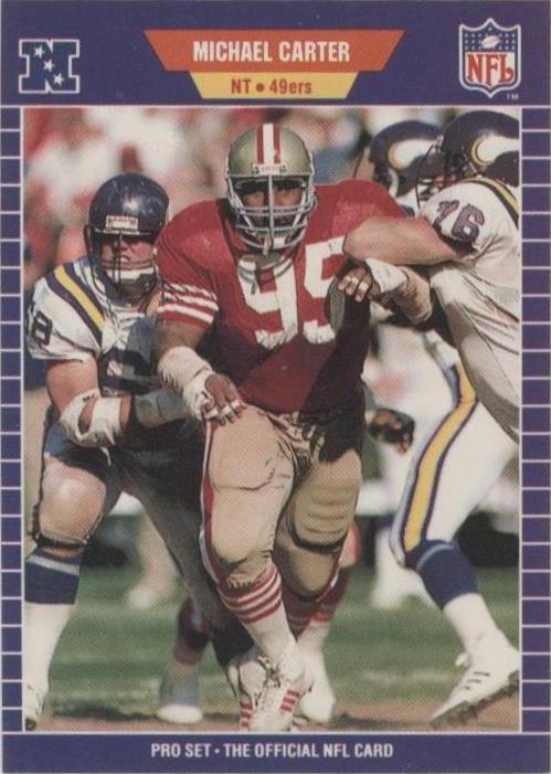 1989 Pro Set Michael Carter #370