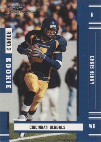 2005 Playoff Prestige Chris Henry #191