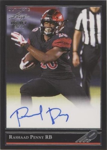 2018 Leaf Ultimate Draft Rashaad Penny #BG-RP1