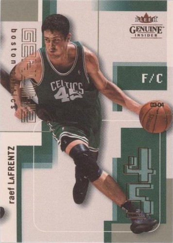 2003-04 Fleer Genuine Insider - Raef LaFrentz #82