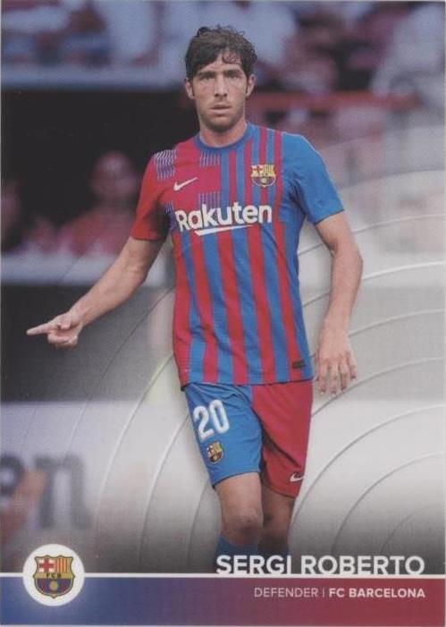 2021-22 Topps FC Barcelona Team Set Sergi Roberto #9
