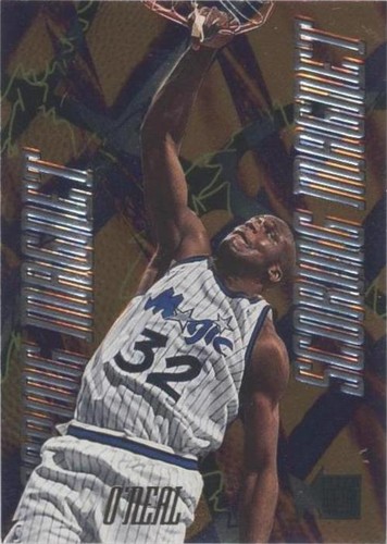 95-96 Fleer Metal Shaquille O'neal Maximum Metal Die-Cut Insert #8